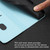 iPhone 17e / 16e Tulips Butterfly Pattern Magnetic Vegan Leather Phone Case - Light Blue