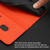 iPhone 17e / 16e Tulips Butterfly Pattern Magnetic Vegan Leather Phone Case - Orange