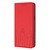 iPhone 17e / 16e Tulips Butterfly Pattern Magnetic Vegan Leather Phone Case - Red