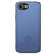 iPhone 17e / 16e Twill Fabric Leather Skin Back Phone Case - Blue