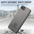 iPhone 17e / 16e Twill Fabric Leather Skin Back Phone Case - Gray