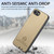 iPhone 17e / 16e Twill Fabric Leather Skin Back Phone Case - Khaki