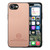 iPhone 17e / 16e Twill Fabric Leather Skin Back Phone Case - Pink