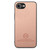 iPhone 17e / 16e Twill Fabric Leather Skin Back Phone Case - Pink