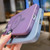 iPhone 17e / 16e Ultra-thin MagSafe Frosted PC Phone Case - Clear Deep Purple