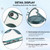 iPhone 17e / 16e Ultra-thin Rotation Holder Magnetic Plating Vegan Leather Phone Case - Blackish Green