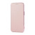 iPhone 17e / 16e Ultra-thin Rotation Holder Magnetic Plating Vegan Leather Phone Case - Rose Gold