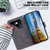 iPhone 17e / 16e Ultra-thin Voltage Magnetic Buckle Leather Phone Case - Blue