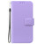 iPhone 17e / 16e Ultra-thin Voltage Magnetic Buckle Leather Phone Case - Purple