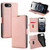 iPhone 17e / 16e Ultra-thin Voltage Side Buckle Horizontal Flip Leather Phone Case - Rose Gold