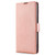 iPhone 17e / 16e Ultra-thin Voltage Side Buckle Horizontal Flip Leather Phone Case - Rose Gold