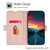 iPhone 17e / 16e Ultra-thin Voltage Side Buckle Horizontal Flip Leather Phone Case - Rose Gold