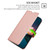 iPhone 17e / 16e Ultra-thin Voltage Side Buckle Horizontal Flip Leather Phone Case - Rose Gold