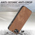 iPhone 17e / 16e Vintage Leather PC Back Cover Phone Case - Brown