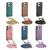 iPhone 17e / 16e Vintage Leather PC Back Cover Phone Case with Crossbody Strap - Brown
