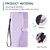 iPhone 17e / 16e Voltage Ultra-thin Dot Leather Phone Case - Purple