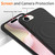 iPhone 17e / 16e Wave Texture MagSafe Magnetic Liquid Silicone Phone Case - Black
