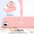 iPhone 17e / 16e Wave Texture MagSafe Magnetic Liquid Silicone Phone Case - Pink