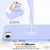 iPhone 17e / 16e Wave Texture MagSafe Magnetic Liquid Silicone Phone Case - Purple