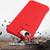 iPhone 17e / 16e Wave Texture MagSafe Magnetic Liquid Silicone Phone Case - Red