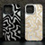 iPhone 17e / 16e Wavy Stripes Pattern Frosted IMD 2-in-1 PC Phone Case - Khaki