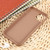 iPhone 17e / 16e Weave Texture Silicone Phone Case - Brown