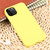 iPhone 17e / 16e Weave Texture Silicone Phone Case - Yellow