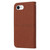 iPhone 17e / 16e Woven Texture Stitching Magnetic Leather Phone Case - Brown