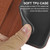 iPhone 17e / 16e Woven Texture Stitching Magnetic Leather Phone Case - Brown