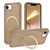 iPhone 17e / 16e Yingcai Gears MagSafe Holder Shockproof Phone Case - Brown