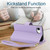 iPhone 17e / 16e YM016 Rhombic Zipper Card Wallet Leather Phone Case with Lanyard - Light Purple