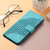 iPhone 17e / 16e YX0060 Elephant Head Embossed Phone Leather Case with Lanyard - Light Blue
