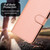 iPhone 17e / 16e YX0070 Carbon Fiber Buckle Leather Phone Case with Lanyard - Pink