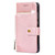 iPhone 17e / 16e Zipper Bag Leather Phone Case - Rose Gold