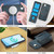 iPhone 17e / 16e Zipper Wallet Split MagSafe Leather Back Phone Case - Blue