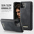 Apple iPhone 11 CaseMe C69 Series Magnetic Vegan Leather Back Phone Case - Black