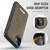 Apple iPhone 11 CaseMe C69 Series Magnetic Vegan Leather Back Phone Case - Coffee