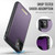 Apple iPhone 11 CaseMe C69 Series Magnetic Vegan Leather Back Phone Case - Purple