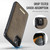 Apple iPhone 11 Pro CaseMe C69 Series Magnetic Vegan Leather Back Phone Case - Coffee