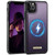 Apple iPhone 11 Pro CaseMe C69 Series Magnetic Vegan Leather Back Phone Case - Purple