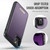 Apple iPhone 11 Pro Max CaseMe C69 Series Magnetic Vegan Leather Back Phone Case - Purple