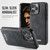 Apple iPhone 13 Pro Max CaseMe C69 Series Magnetic Vegan Leather Back Phone Case - Black
