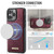 Apple iPhone 14 Pro CaseMe C69 Series Magnetic Vegan Leather Back Phone Case - Red
