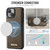 Apple iPhone 15 CaseMe C69 Series Magnetic Vegan Leather Back Phone Case - Coffee