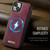 Apple iPhone 15 Plus / 14 Plus CaseMe C69 Series Magnetic Vegan Leather Back Phone Case - Red