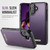 Apple iPhone 16 CaseMe C69 Series Magnetic Vegan Leather Back Phone Case - Purple