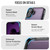 Apple iPhone 16 CaseMe C69 Series Magnetic Vegan Leather Back Phone Case - Purple