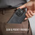 Apple iPhone 16 Pro CaseMe C69 Series Magnetic Vegan Leather Back Phone Case - Black