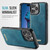 Apple iPhone 16 Pro CaseMe C69 Series Magnetic Vegan Leather Back Phone Case - Green