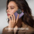 Apple iPhone 16 Pro CaseMe C69 Series Magnetic Vegan Leather Back Phone Case - Purple